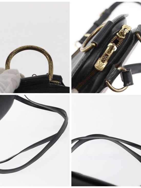 LOUIS VUITTON Epi Mabillon Backpack Black M52232 LV Auth 159708 main image 9